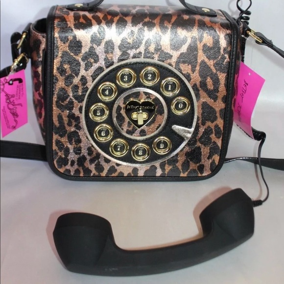 COPY - New! Betsey Johnson cheetah telephone xbody - Picture 2 of 8